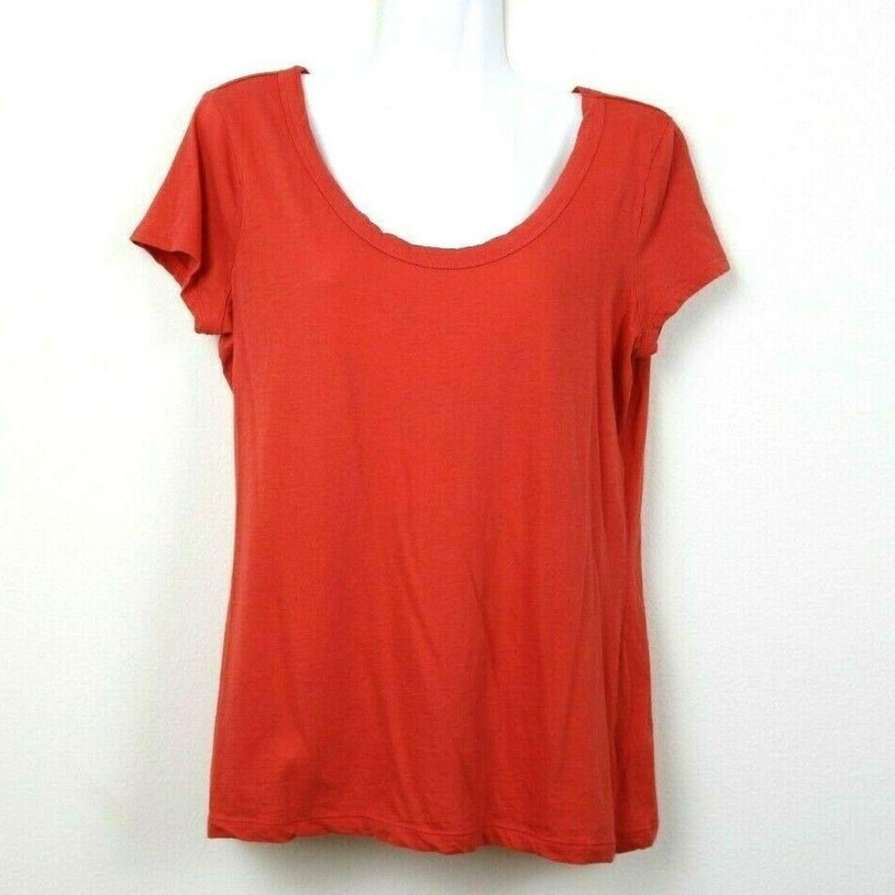 Banana Republic Womens Blouse Short Sleeve Cotton